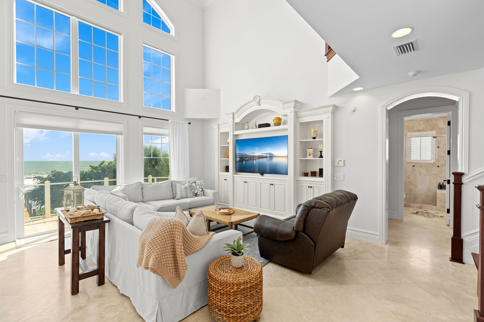 Beachfront vacation rental managed by Happy Palm Stays